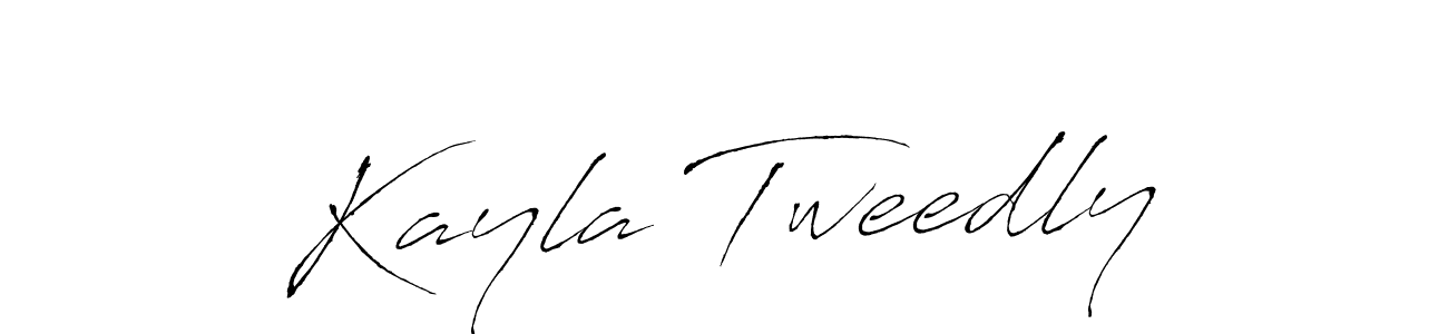 Design your own signature with our free online signature maker. With this signature software, you can create a handwritten (Antro_Vectra) signature for name Kayla Tweedly. Kayla Tweedly signature style 6 images and pictures png