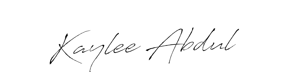 Similarly Antro_Vectra is the best handwritten signature design. Signature creator online .You can use it as an online autograph creator for name Kaylee Abdul. Kaylee Abdul signature style 6 images and pictures png