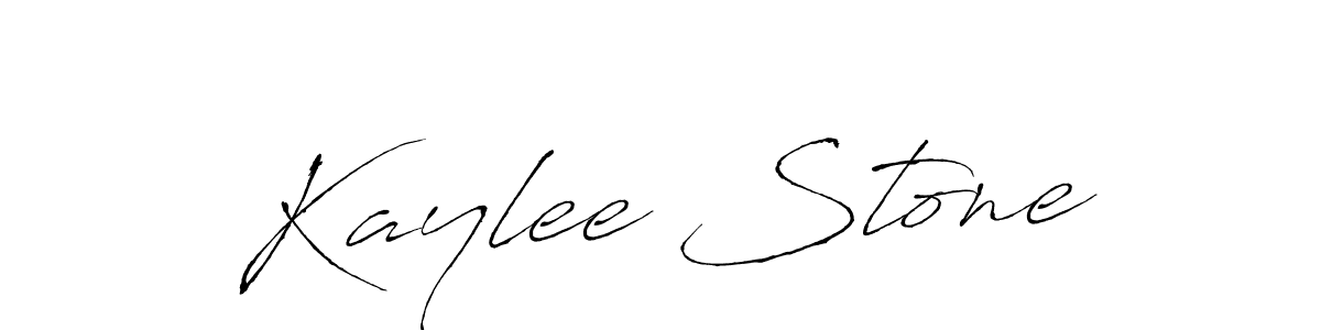 Create a beautiful signature design for name Kaylee Stone. With this signature (Antro_Vectra) fonts, you can make a handwritten signature for free. Kaylee Stone signature style 6 images and pictures png