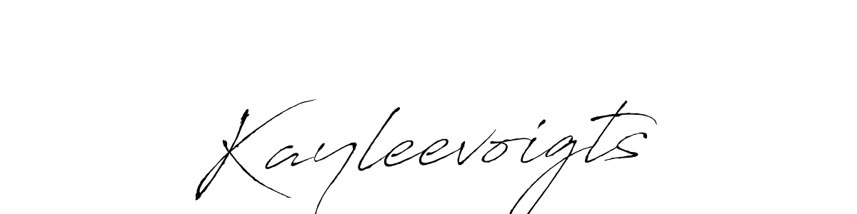 Design your own signature with our free online signature maker. With this signature software, you can create a handwritten (Antro_Vectra) signature for name Kayleevoigts. Kayleevoigts signature style 6 images and pictures png