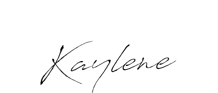 How to make Kaylene signature? Antro_Vectra is a professional autograph style. Create handwritten signature for Kaylene name. Kaylene signature style 6 images and pictures png