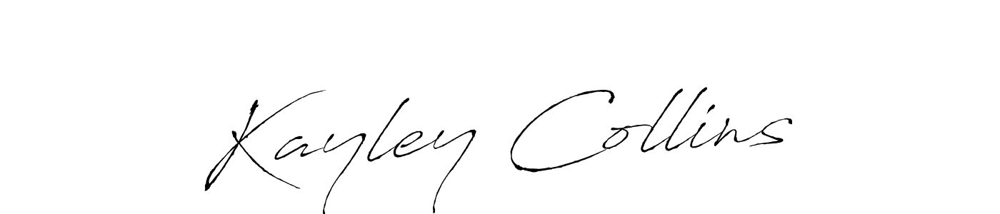 The best way (Antro_Vectra) to make a short signature is to pick only two or three words in your name. The name Kayley Collins include a total of six letters. For converting this name. Kayley Collins signature style 6 images and pictures png