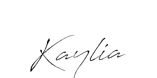 How to make Kaylia name signature. Use Antro_Vectra style for creating short signs online. This is the latest handwritten sign. Kaylia signature style 6 images and pictures png