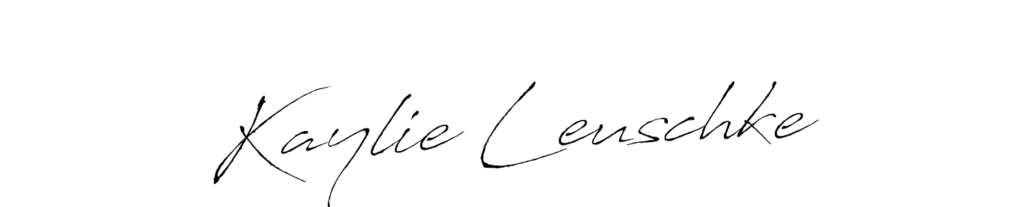 How to make Kaylie Leuschke signature? Antro_Vectra is a professional autograph style. Create handwritten signature for Kaylie Leuschke name. Kaylie Leuschke signature style 6 images and pictures png