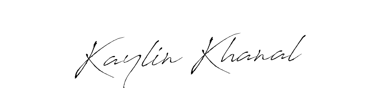 You should practise on your own different ways (Antro_Vectra) to write your name (Kaylin Khanal) in signature. don't let someone else do it for you. Kaylin Khanal signature style 6 images and pictures png