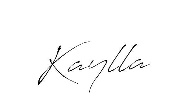 Use a signature maker to create a handwritten signature online. With this signature software, you can design (Antro_Vectra) your own signature for name Kaylla. Kaylla signature style 6 images and pictures png