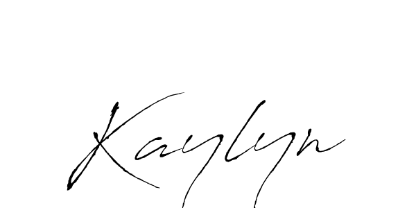 Kaylyn stylish signature style. Best Handwritten Sign (Antro_Vectra) for my name. Handwritten Signature Collection Ideas for my name Kaylyn. Kaylyn signature style 6 images and pictures png