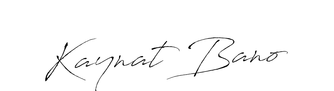 Create a beautiful signature design for name Kaynat Bano. With this signature (Antro_Vectra) fonts, you can make a handwritten signature for free. Kaynat Bano signature style 6 images and pictures png