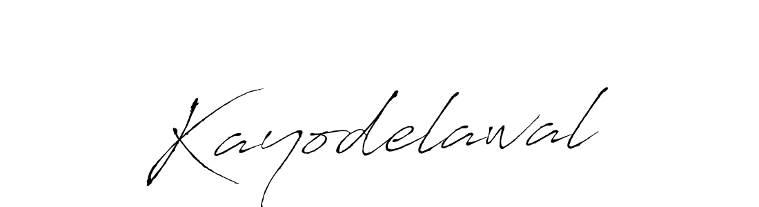 Kayodelawal stylish signature style. Best Handwritten Sign (Antro_Vectra) for my name. Handwritten Signature Collection Ideas for my name Kayodelawal. Kayodelawal signature style 6 images and pictures png