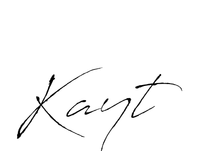 Kayt stylish signature style. Best Handwritten Sign (Antro_Vectra) for my name. Handwritten Signature Collection Ideas for my name Kayt. Kayt signature style 6 images and pictures png