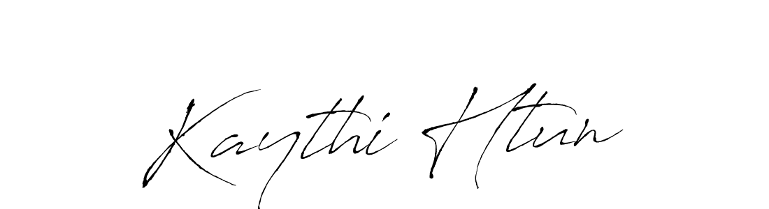 How to make Kaythi Htun signature? Antro_Vectra is a professional autograph style. Create handwritten signature for Kaythi Htun name. Kaythi Htun signature style 6 images and pictures png