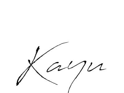 How to make Kayu signature? Antro_Vectra is a professional autograph style. Create handwritten signature for Kayu name. Kayu signature style 6 images and pictures png