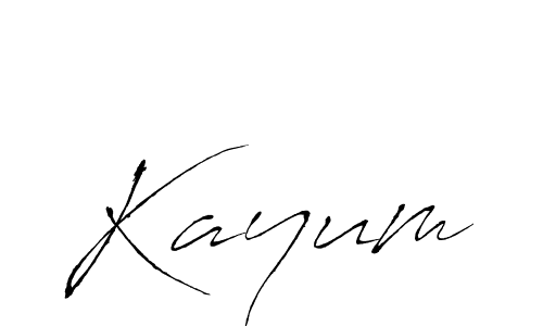 How to make Kayum signature? Antro_Vectra is a professional autograph style. Create handwritten signature for Kayum name. Kayum signature style 6 images and pictures png