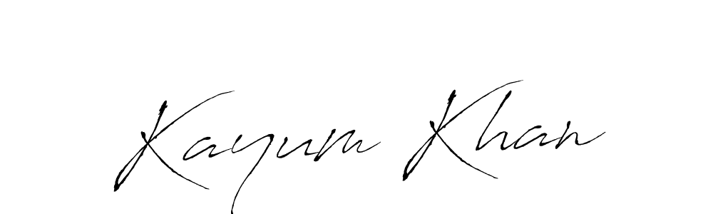 Antro_Vectra is a professional signature style that is perfect for those who want to add a touch of class to their signature. It is also a great choice for those who want to make their signature more unique. Get Kayum Khan name to fancy signature for free. Kayum Khan signature style 6 images and pictures png