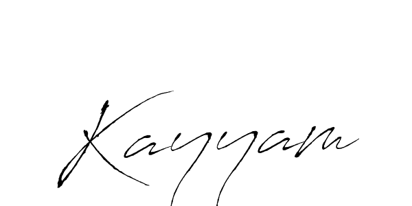 How to make Kayyam signature? Antro_Vectra is a professional autograph style. Create handwritten signature for Kayyam name. Kayyam signature style 6 images and pictures png