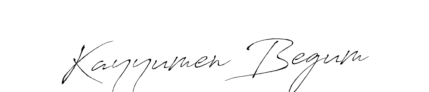 Antro_Vectra is a professional signature style that is perfect for those who want to add a touch of class to their signature. It is also a great choice for those who want to make their signature more unique. Get Kayyumen Begum name to fancy signature for free. Kayyumen Begum signature style 6 images and pictures png
