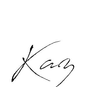 Make a beautiful signature design for name Kaz. Use this online signature maker to create a handwritten signature for free. Kaz signature style 6 images and pictures png