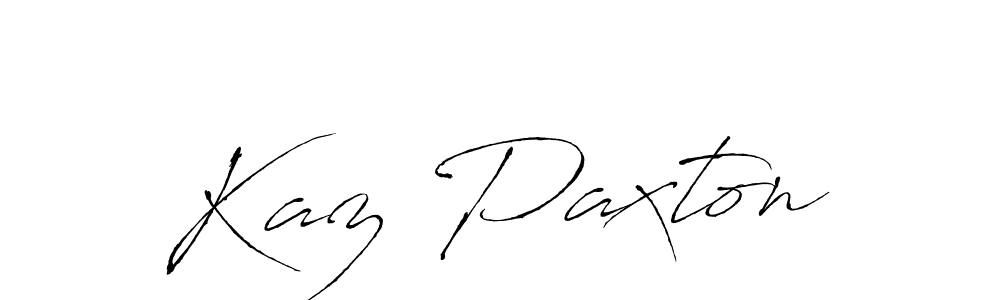 The best way (Antro_Vectra) to make a short signature is to pick only two or three words in your name. The name Kaz Paxton include a total of six letters. For converting this name. Kaz Paxton signature style 6 images and pictures png