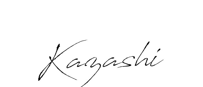 Antro_Vectra is a professional signature style that is perfect for those who want to add a touch of class to their signature. It is also a great choice for those who want to make their signature more unique. Get Kazashi name to fancy signature for free. Kazashi signature style 6 images and pictures png