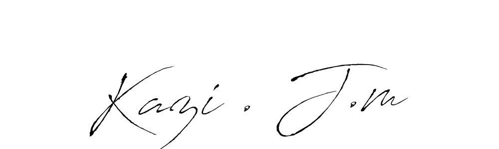 Make a beautiful signature design for name Kazi . J.m. Use this online signature maker to create a handwritten signature for free. Kazi . J.m signature style 6 images and pictures png