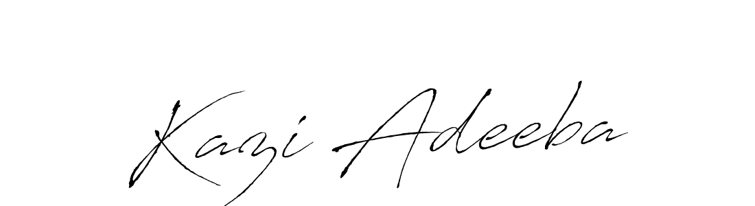 Antro_Vectra is a professional signature style that is perfect for those who want to add a touch of class to their signature. It is also a great choice for those who want to make their signature more unique. Get Kazi Adeeba name to fancy signature for free. Kazi Adeeba signature style 6 images and pictures png