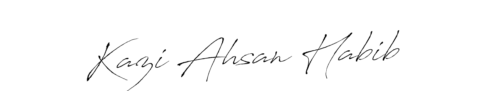 Use a signature maker to create a handwritten signature online. With this signature software, you can design (Antro_Vectra) your own signature for name Kazi Ahsan Habib. Kazi Ahsan Habib signature style 6 images and pictures png