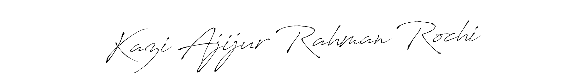 It looks lik you need a new signature style for name Kazi Ajijur Rahman Rochi. Design unique handwritten (Antro_Vectra) signature with our free signature maker in just a few clicks. Kazi Ajijur Rahman Rochi signature style 6 images and pictures png