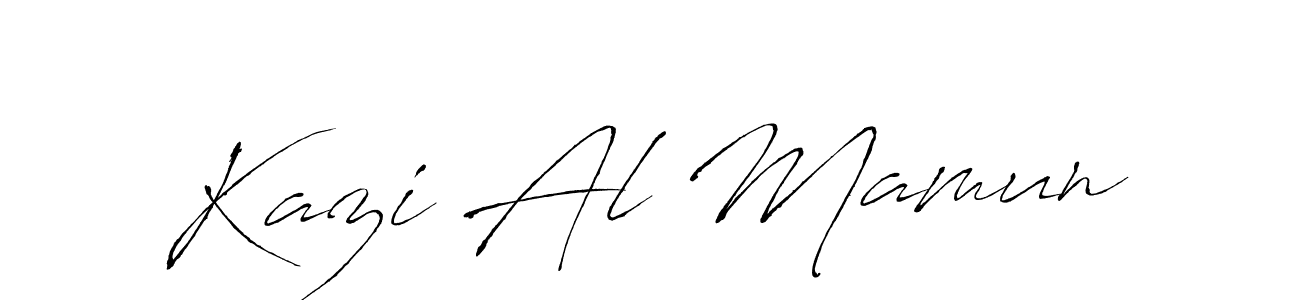 Kazi Al Mamun stylish signature style. Best Handwritten Sign (Antro_Vectra) for my name. Handwritten Signature Collection Ideas for my name Kazi Al Mamun. Kazi Al Mamun signature style 6 images and pictures png