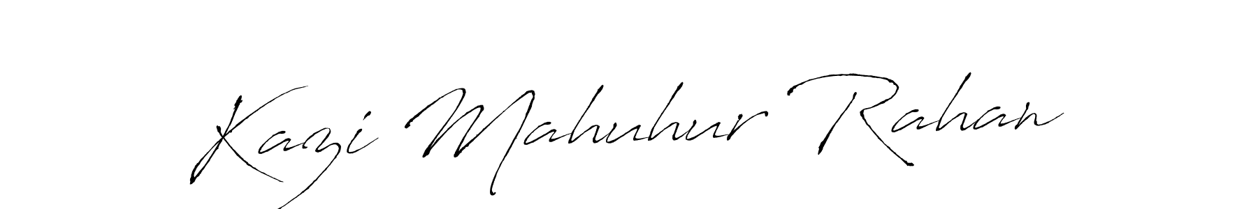 This is the best signature style for the Kazi Mahuhur Rahan name. Also you like these signature font (Antro_Vectra). Mix name signature. Kazi Mahuhur Rahan signature style 6 images and pictures png