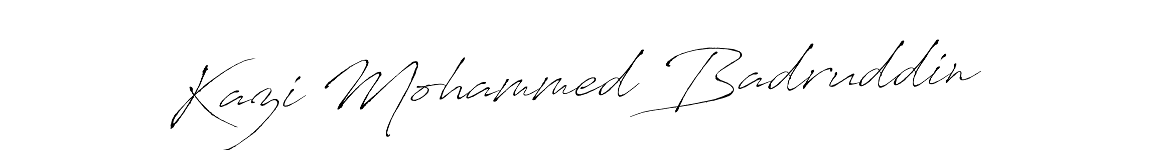 Also we have Kazi Mohammed Badruddin name is the best signature style. Create professional handwritten signature collection using Antro_Vectra autograph style. Kazi Mohammed Badruddin signature style 6 images and pictures png
