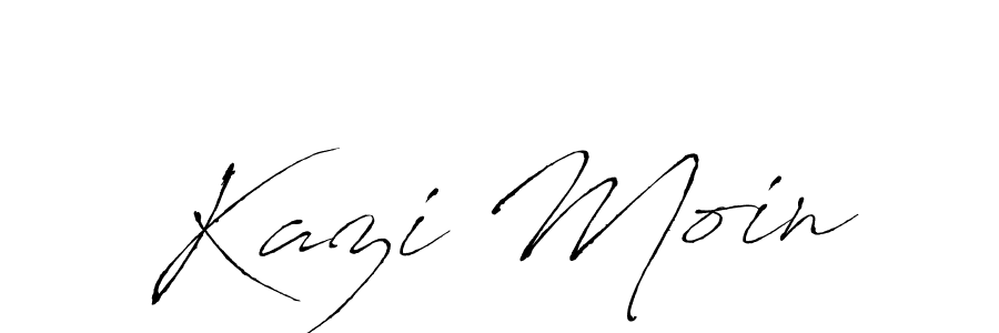 Use a signature maker to create a handwritten signature online. With this signature software, you can design (Antro_Vectra) your own signature for name Kazi Moin. Kazi Moin signature style 6 images and pictures png