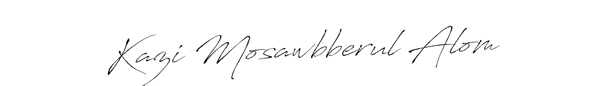 It looks lik you need a new signature style for name Kazi Mosawbberul Alom. Design unique handwritten (Antro_Vectra) signature with our free signature maker in just a few clicks. Kazi Mosawbberul Alom signature style 6 images and pictures png