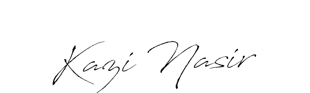 You should practise on your own different ways (Antro_Vectra) to write your name (Kazi Nasir) in signature. don't let someone else do it for you. Kazi Nasir signature style 6 images and pictures png