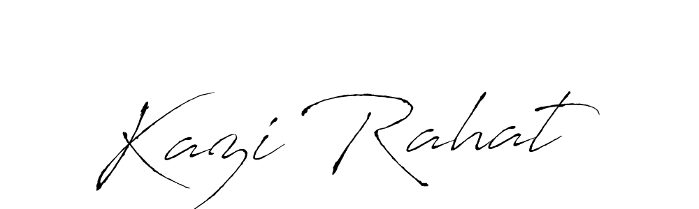 This is the best signature style for the Kazi Rahat name. Also you like these signature font (Antro_Vectra). Mix name signature. Kazi Rahat signature style 6 images and pictures png