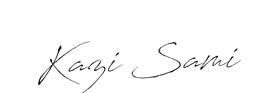 It looks lik you need a new signature style for name Kazi Sami. Design unique handwritten (Antro_Vectra) signature with our free signature maker in just a few clicks. Kazi Sami signature style 6 images and pictures png