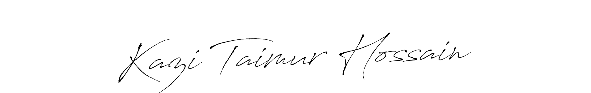 Use a signature maker to create a handwritten signature online. With this signature software, you can design (Antro_Vectra) your own signature for name Kazi Taimur Hossain. Kazi Taimur Hossain signature style 6 images and pictures png