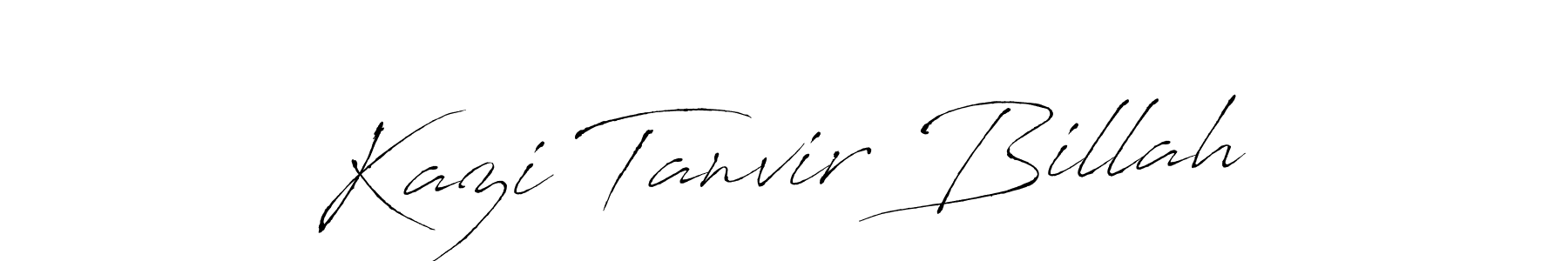 Design your own signature with our free online signature maker. With this signature software, you can create a handwritten (Antro_Vectra) signature for name Kazi Tanvir Billah. Kazi Tanvir Billah signature style 6 images and pictures png