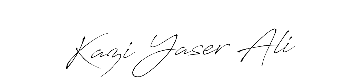 Use a signature maker to create a handwritten signature online. With this signature software, you can design (Antro_Vectra) your own signature for name Kazi Yaser Ali. Kazi Yaser Ali signature style 6 images and pictures png