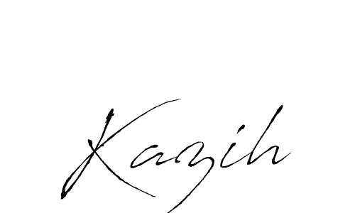 Create a beautiful signature design for name Kazih. With this signature (Antro_Vectra) fonts, you can make a handwritten signature for free. Kazih signature style 6 images and pictures png