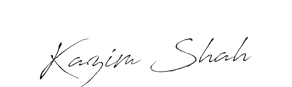 Make a beautiful signature design for name Kazim Shah. Use this online signature maker to create a handwritten signature for free. Kazim Shah signature style 6 images and pictures png
