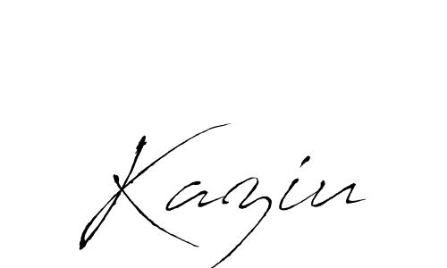 How to make Kaziu signature? Antro_Vectra is a professional autograph style. Create handwritten signature for Kaziu name. Kaziu signature style 6 images and pictures png