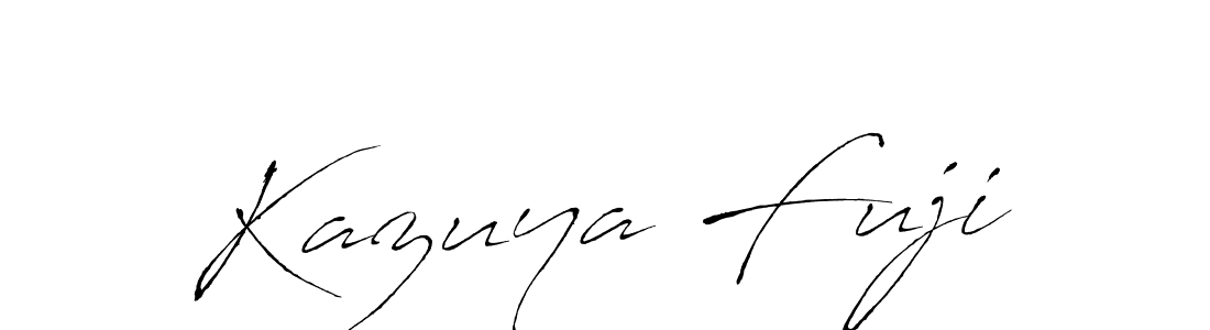 How to make Kazuya Fuji signature? Antro_Vectra is a professional autograph style. Create handwritten signature for Kazuya Fuji name. Kazuya Fuji signature style 6 images and pictures png