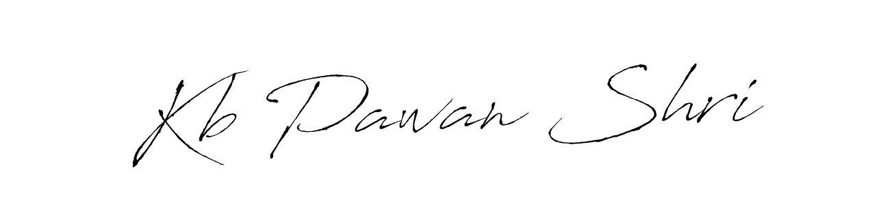 Kb Pawan Shri stylish signature style. Best Handwritten Sign (Antro_Vectra) for my name. Handwritten Signature Collection Ideas for my name Kb Pawan Shri. Kb Pawan Shri signature style 6 images and pictures png