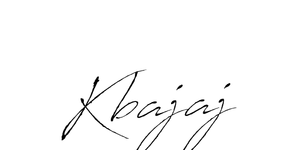 How to make Kbajaj name signature. Use Antro_Vectra style for creating short signs online. This is the latest handwritten sign. Kbajaj signature style 6 images and pictures png