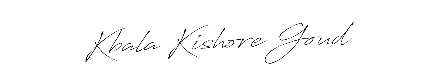 It looks lik you need a new signature style for name Kbala Kishore Goud. Design unique handwritten (Antro_Vectra) signature with our free signature maker in just a few clicks. Kbala Kishore Goud signature style 6 images and pictures png