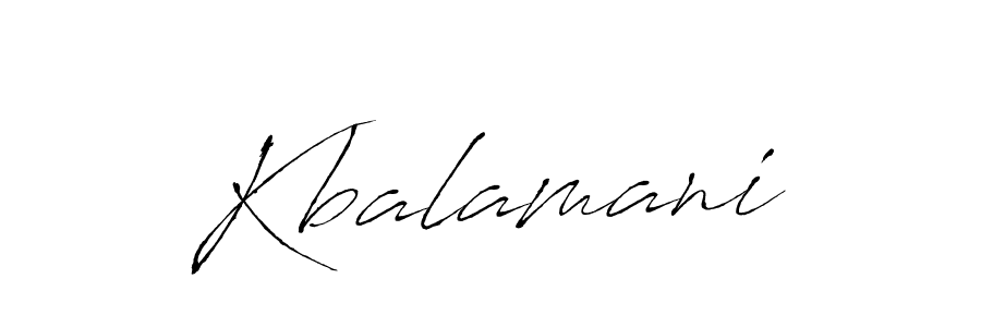 Kbalamani stylish signature style. Best Handwritten Sign (Antro_Vectra) for my name. Handwritten Signature Collection Ideas for my name Kbalamani. Kbalamani signature style 6 images and pictures png
