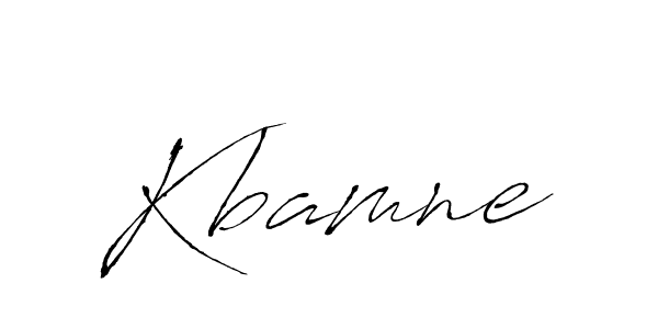 Also we have Kbamne name is the best signature style. Create professional handwritten signature collection using Antro_Vectra autograph style. Kbamne signature style 6 images and pictures png