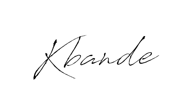 Once you've used our free online signature maker to create your best signature Antro_Vectra style, it's time to enjoy all of the benefits that Kbande name signing documents. Kbande signature style 6 images and pictures png