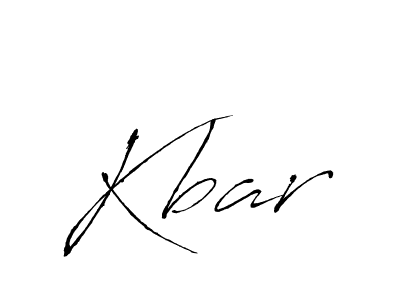 Design your own signature with our free online signature maker. With this signature software, you can create a handwritten (Antro_Vectra) signature for name Kbar. Kbar signature style 6 images and pictures png