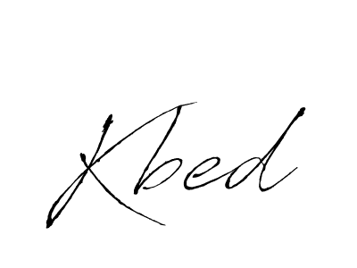Design your own signature with our free online signature maker. With this signature software, you can create a handwritten (Antro_Vectra) signature for name Kbed. Kbed signature style 6 images and pictures png